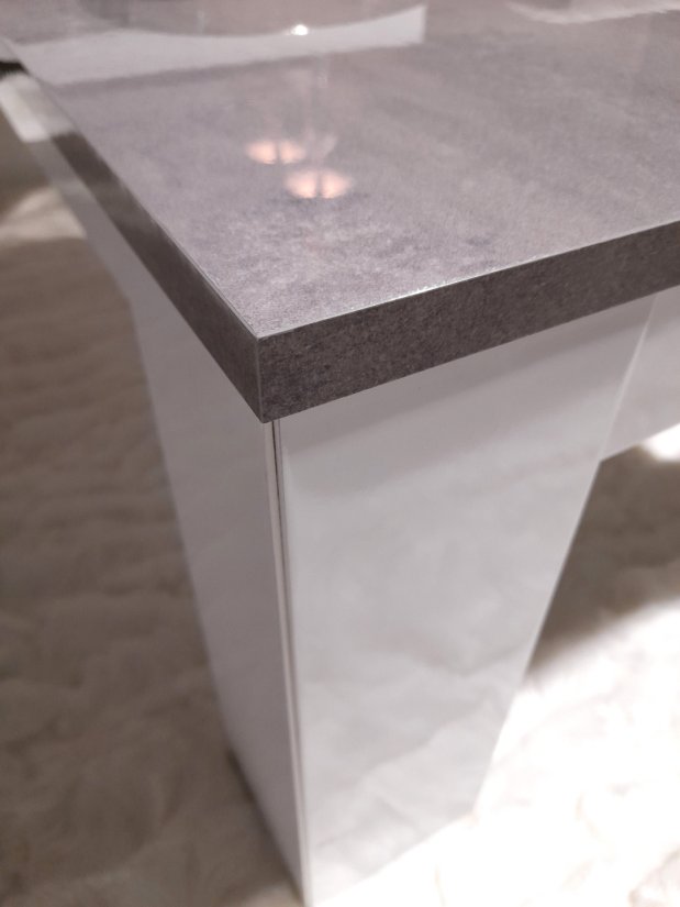 Marknesse Salontafel 126x67cm Wit/Marmer – foto 2 – A-meubel