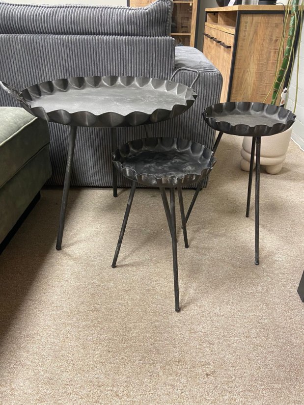 OUTLET EINDHOVEN! - Bijzettafel set van 3 46cm – A-meubel