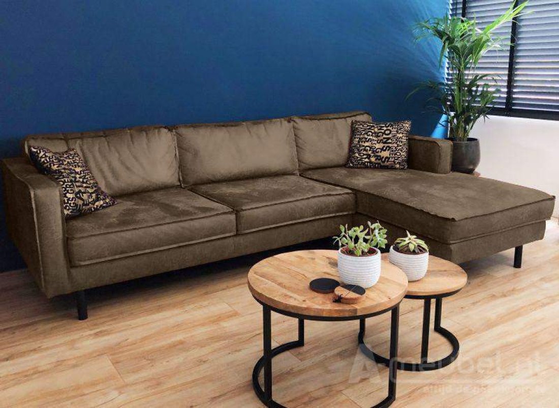 Westervoort Longchair Taupe – A-meubel