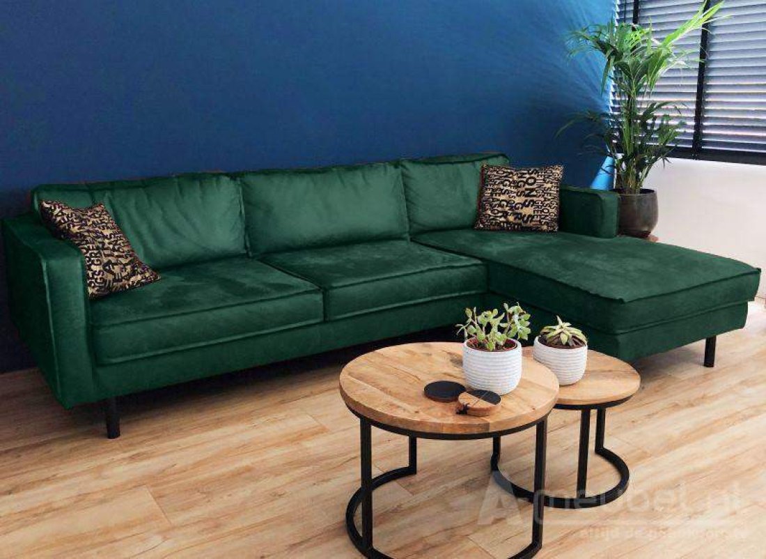 Westervoort Longchair Groen – A-meubel