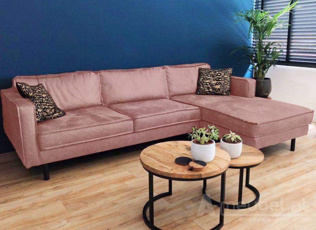 Westervoort Longchair Roze – A-meubel