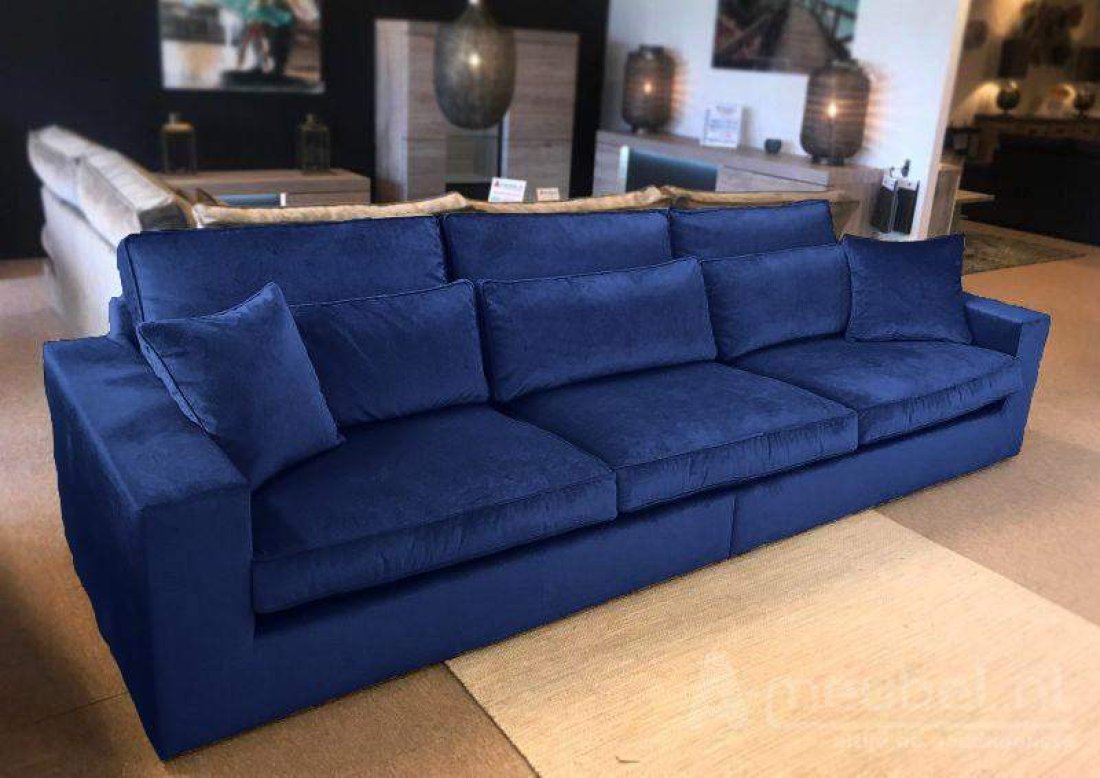Bank XL Terheijden Blauw – A-meubel