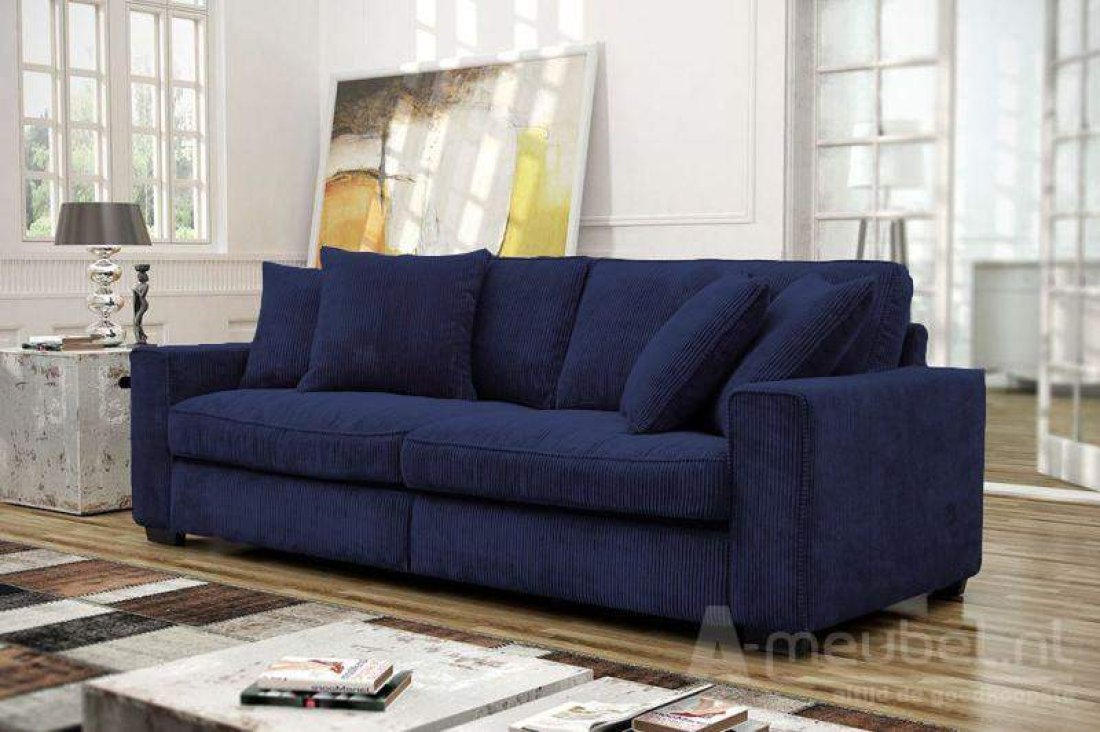 Bankstel Venlo Blauw – A-meubel