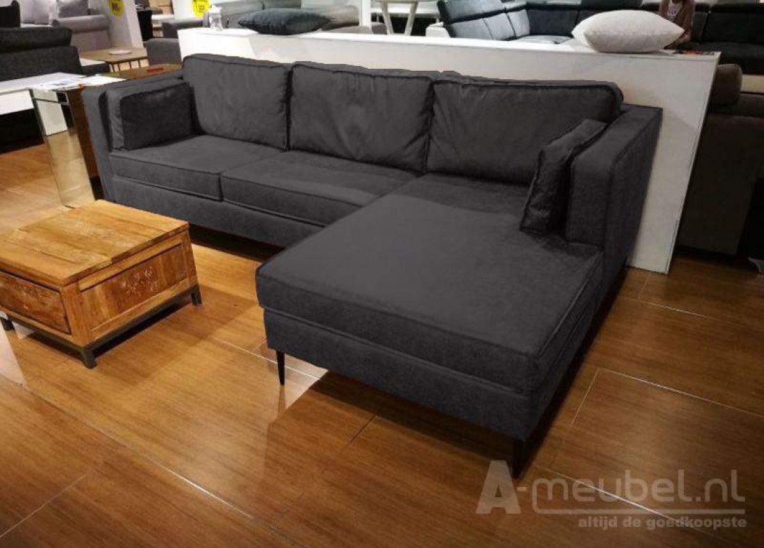 Borne Longchair Grijs – A-meubel
