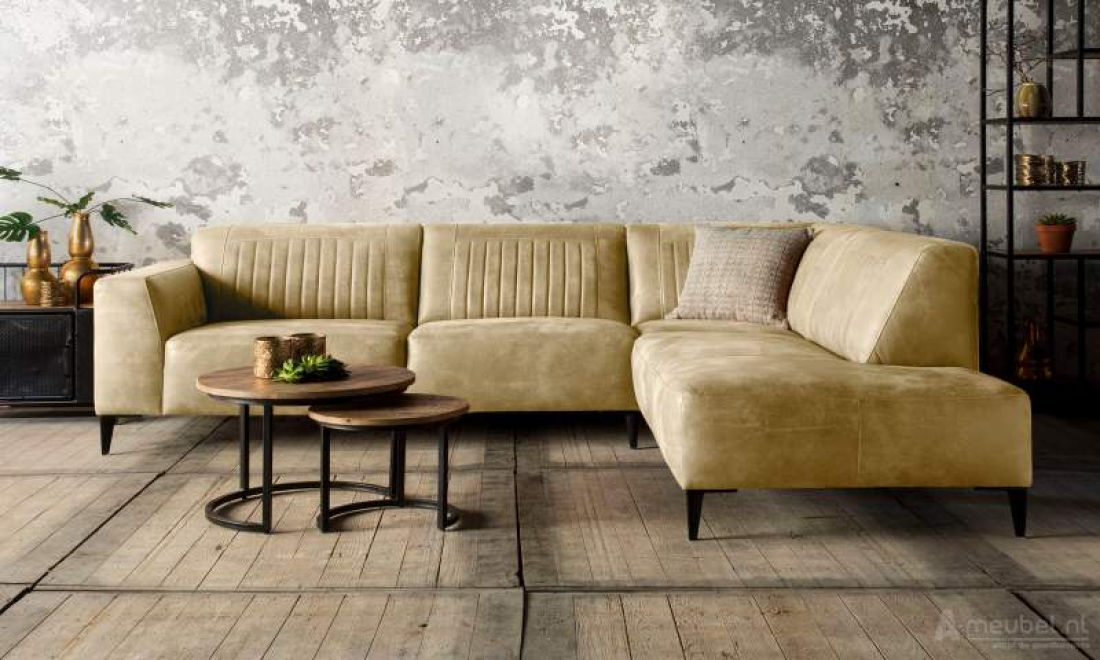 Aspen Hoekbank Beige – A-meubel