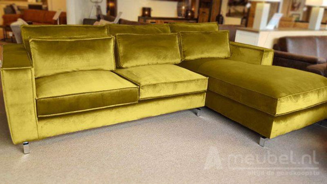 Indijk Longchair Geel – A-meubel
