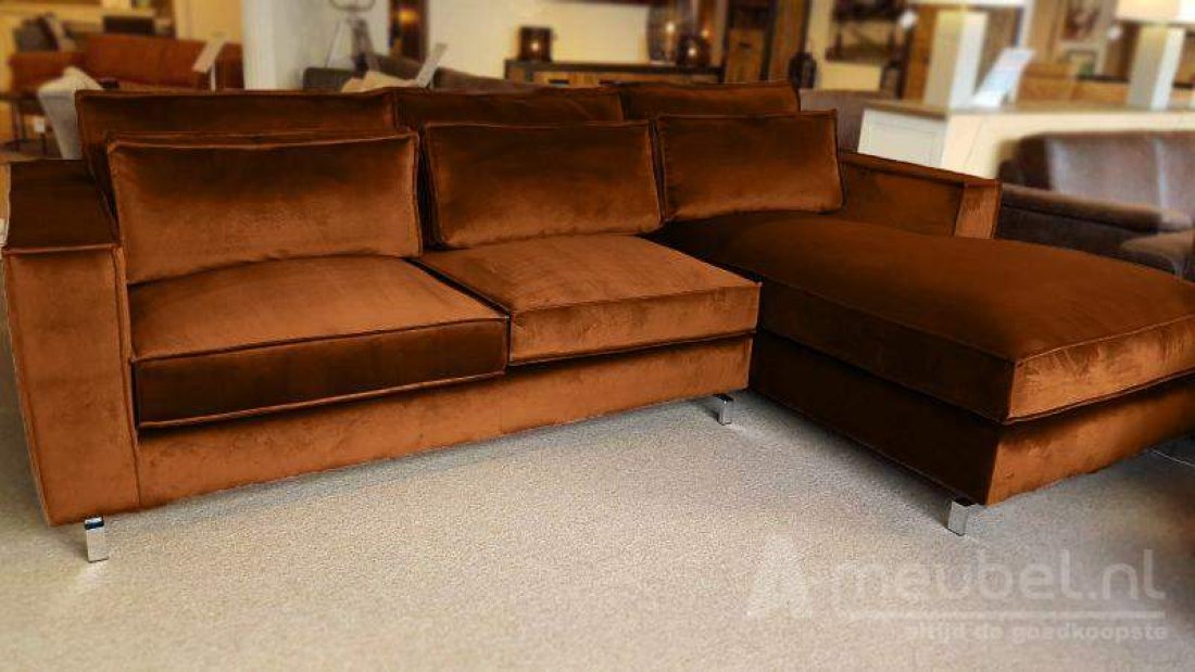 Indijk Longchair Cognac – A-meubel