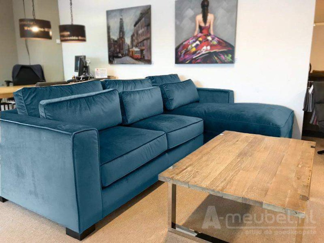 Amsterdam Longchair Blauw – A-meubel