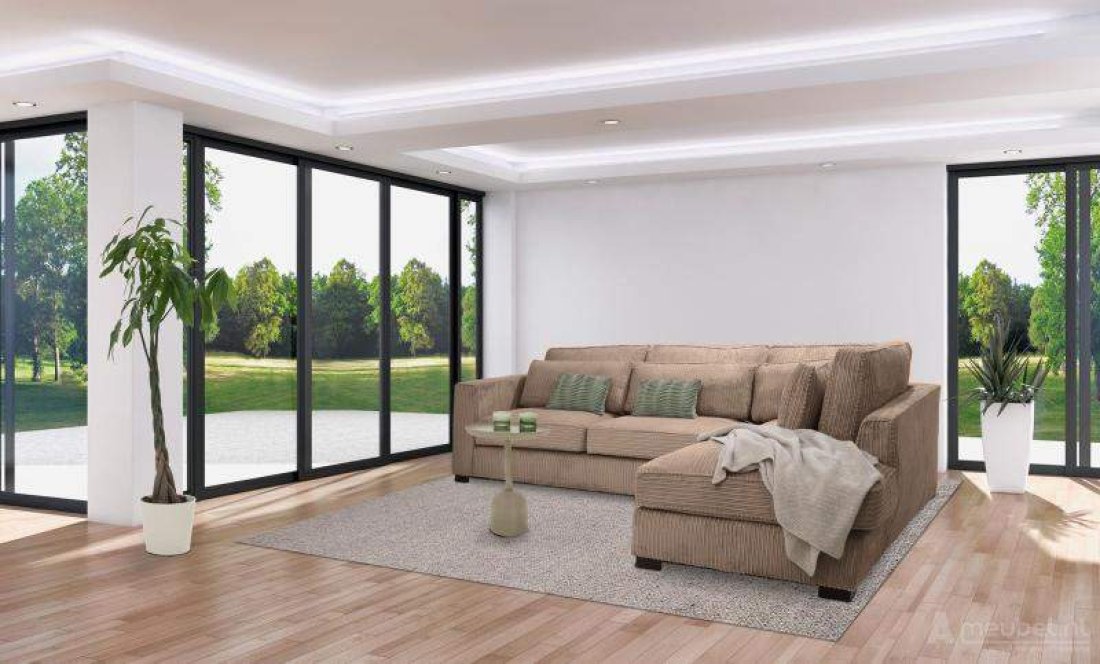 Almere Loveseat Taupe – foto 2 – A-meubel