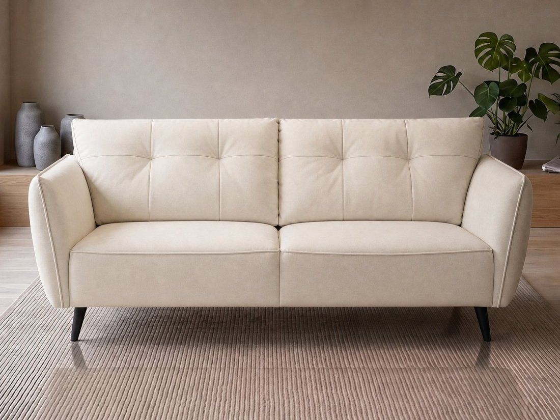 Akker 2.5 Zits in creme – kleurimpressie – A-meubel