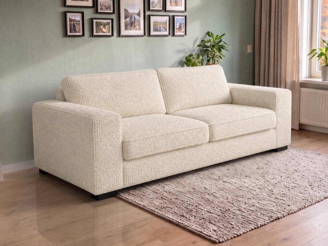 Almere 2.5 Zits in creme – kleurimpressie – A-meubel