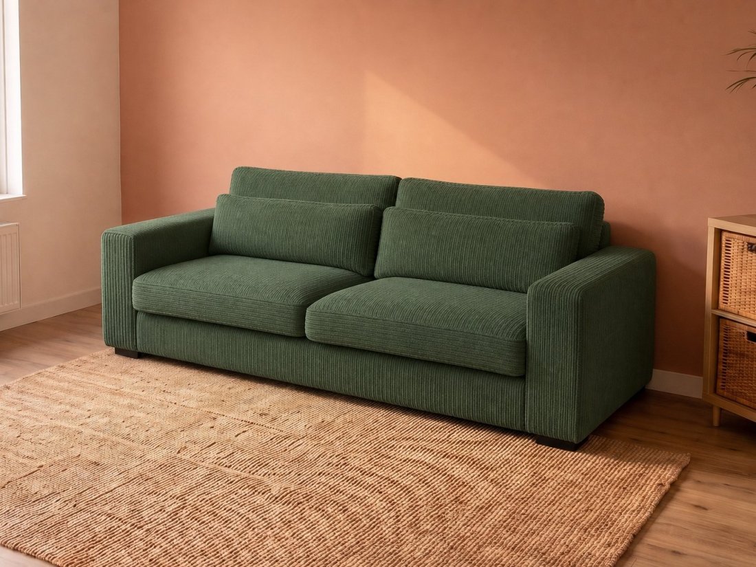 Alphen 2.5 Zits in groen – kleurimpressie – A-meubel
