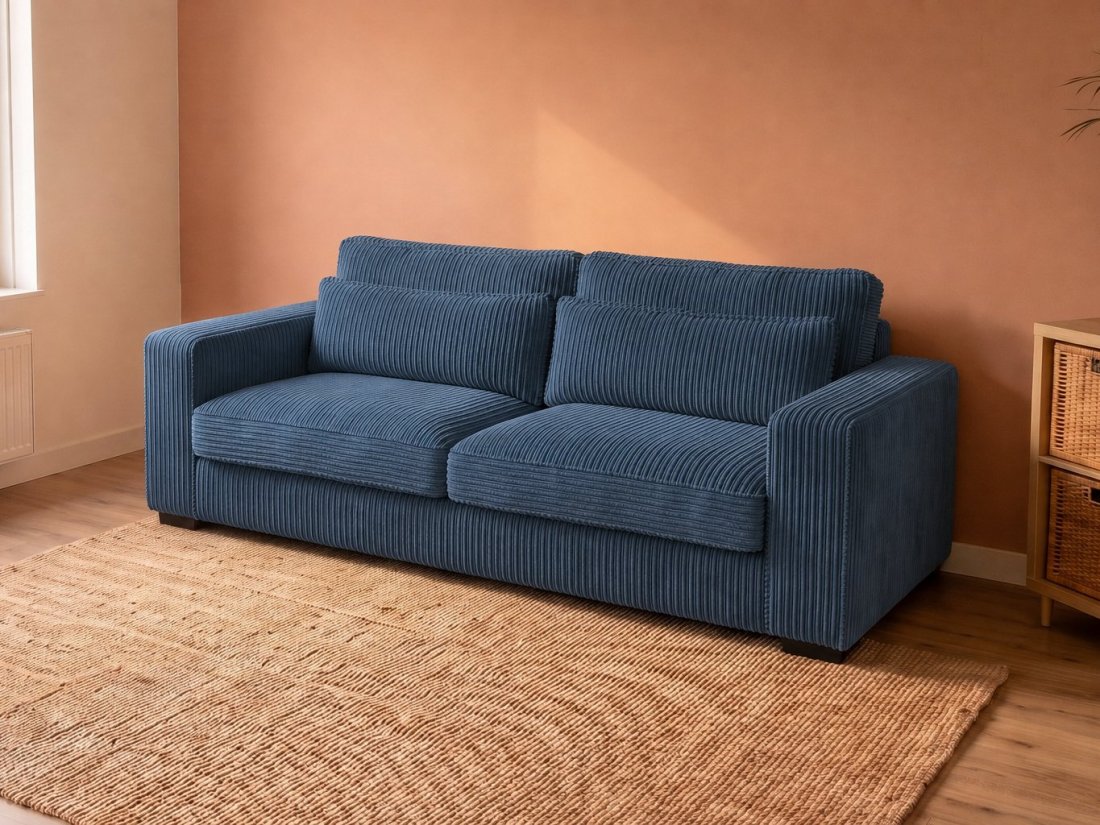 Alphen 2 Zits in blauw – kleurimpressie – A-meubel