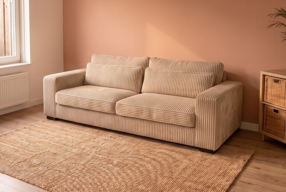 3 zits bank Alphen 3 Zits in beige – foto 2 – A-meubel