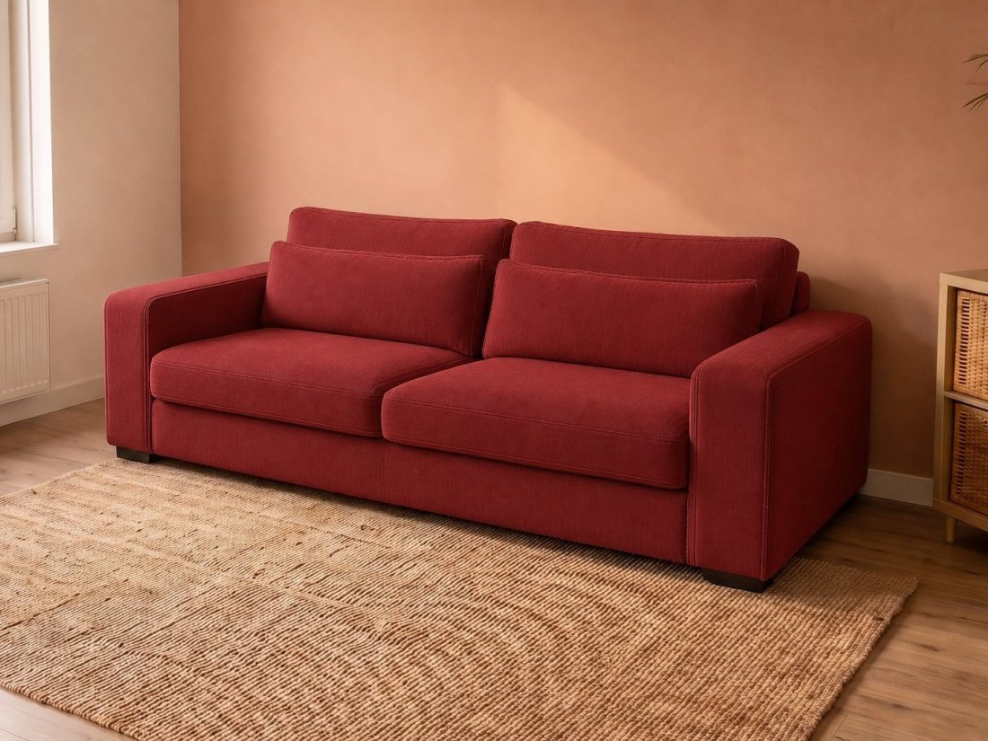 Alphen 3 Zits in rood – kleurimpressie – A-meubel