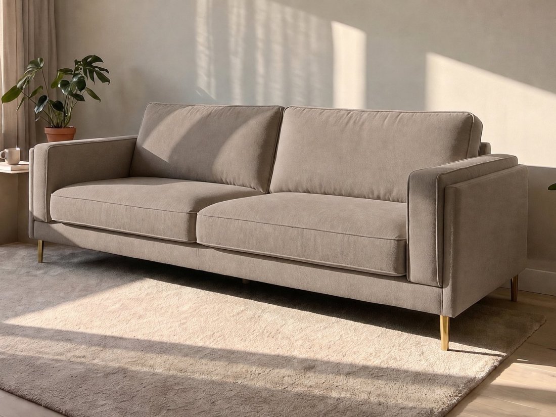 Alverna 3 Zits in taupe – kleurimpressie – A-meubel