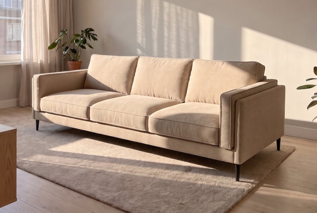 4 zits bank Alverna 4 Zits in beige – foto 2 – A-meubel