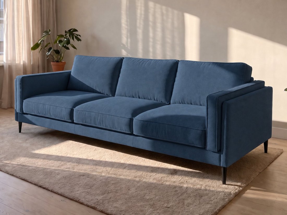 Alverna 4 Zits in blauw – kleurimpressie – A-meubel