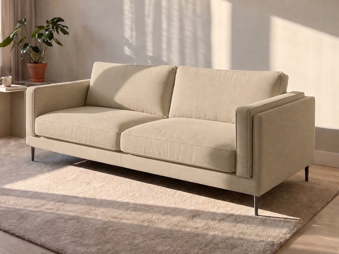 Alverna Bankstel in beige – kleurimpressie – A-meubel