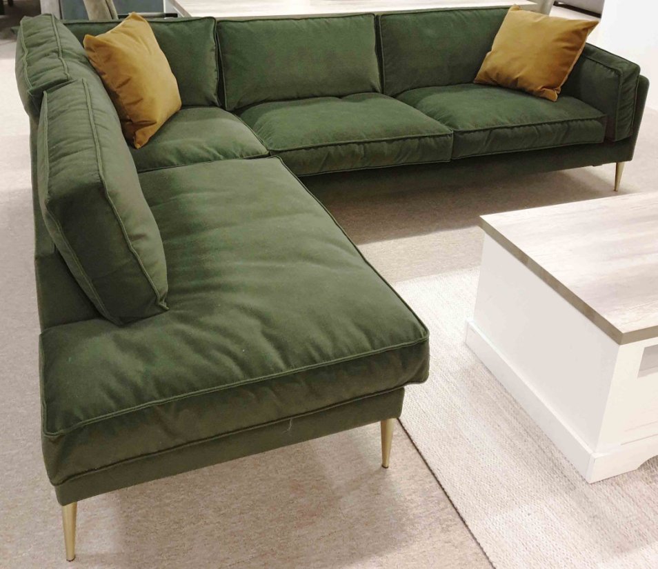 Hoekbank Alverna 2 Zits + Ottomaan 211cm – A-meubel