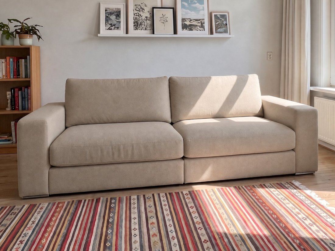 Amersfoort 2.5 Zits in taupe – kleurimpressie – A-meubel
