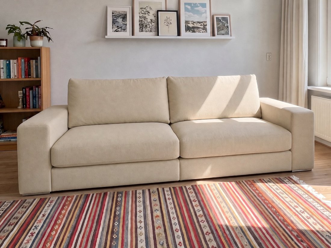 Amersfoort 2 Zits in beige – kleurimpressie – A-meubel