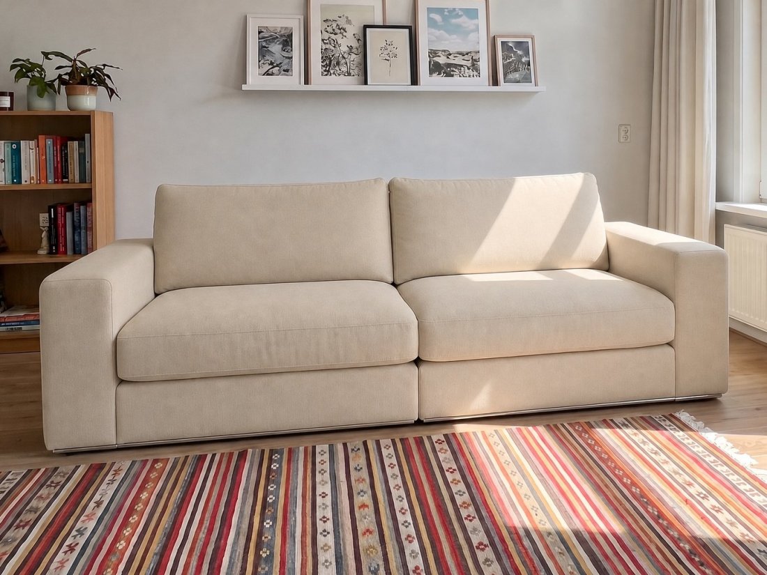Amersfoort 3 Zits in beige – kleurimpressie – A-meubel