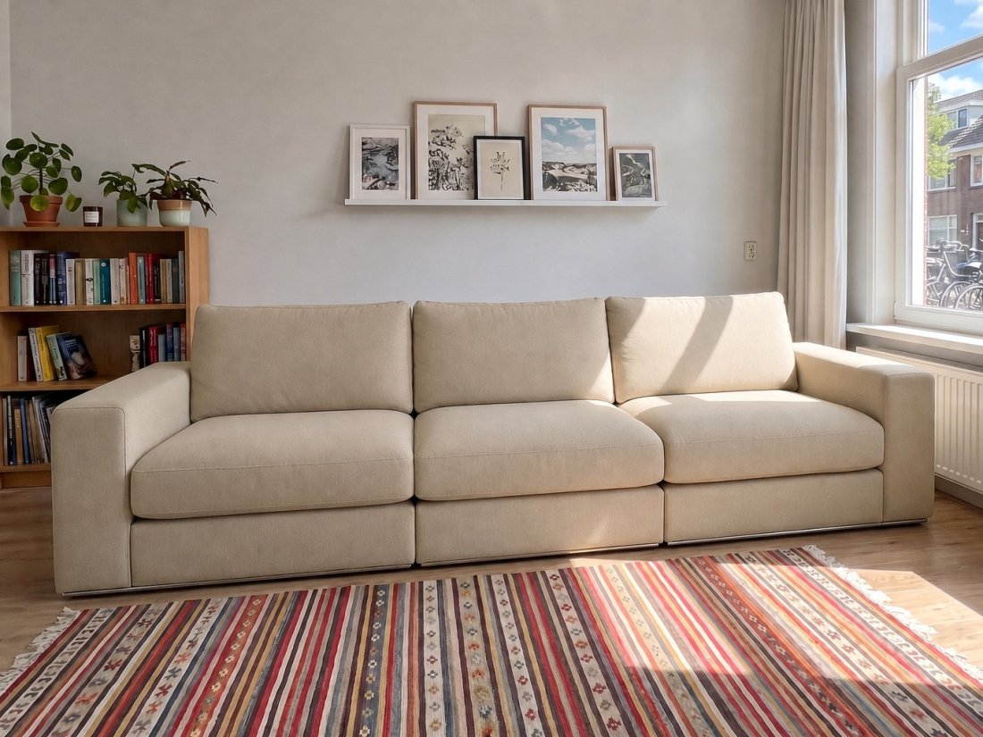 Amersfoort 4.5 Zits in beige – kleurimpressie – A-meubel