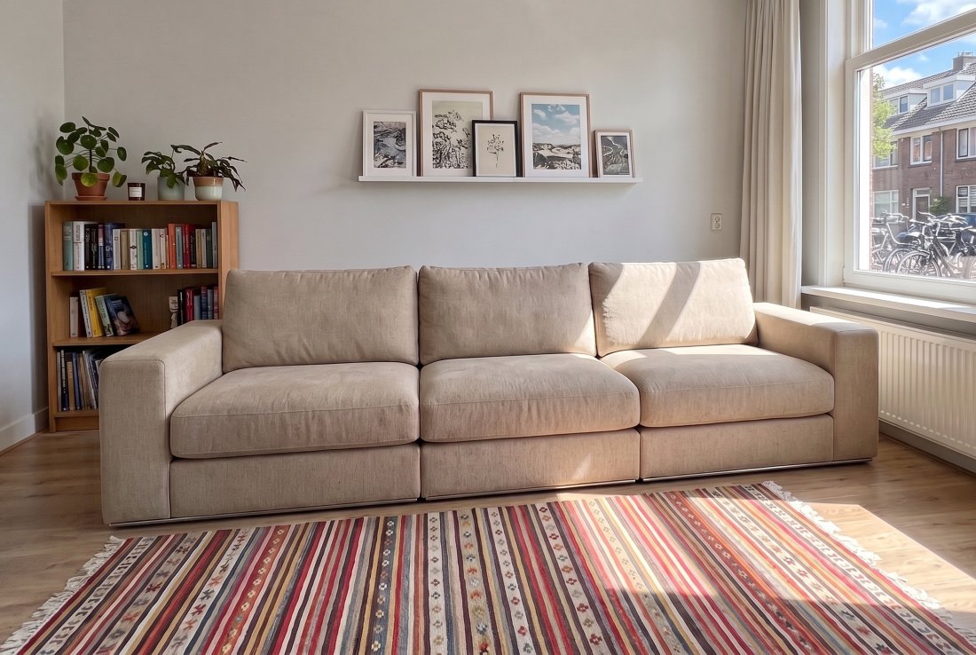 4 zits bank Amersfoort 4.5 Zits Bank in beige – A-meubel