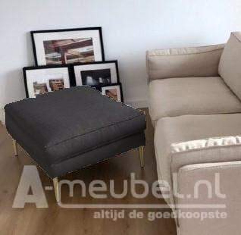 Alverna Hocker Antraciet – A-meubel