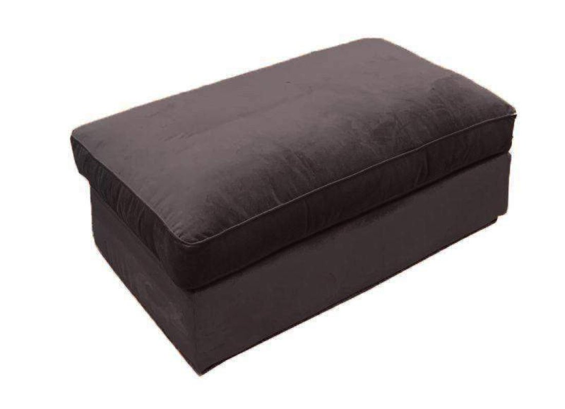 Oudenbosch Hocker B96 x D96 x H42cm Antraciet – A-meubel