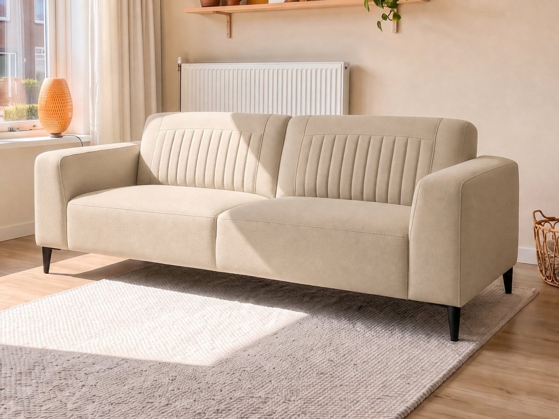 Aspen 2.5 Zits in beige – kleurimpressie – A-meubel
