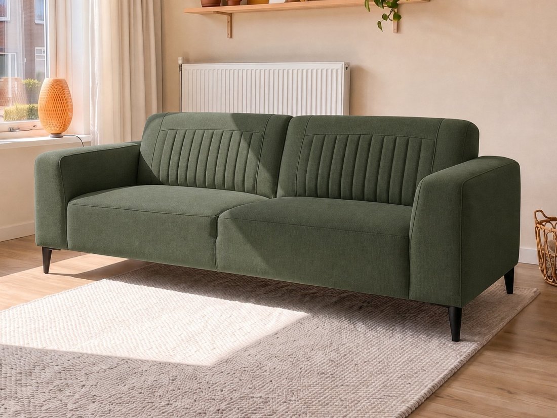 Aspen 2.5 Zits in groen – kleurimpressie – A-meubel