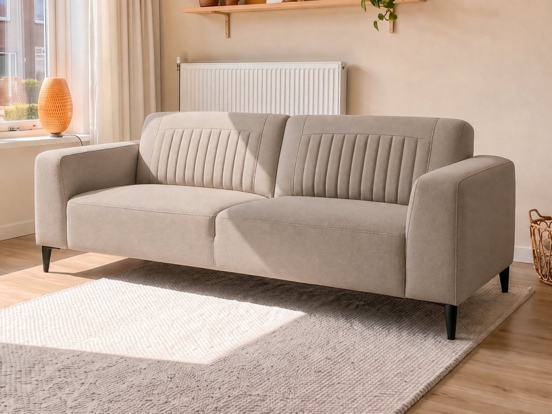 Aspen 2.5 Zits in taupe – kleurimpressie – A-meubel