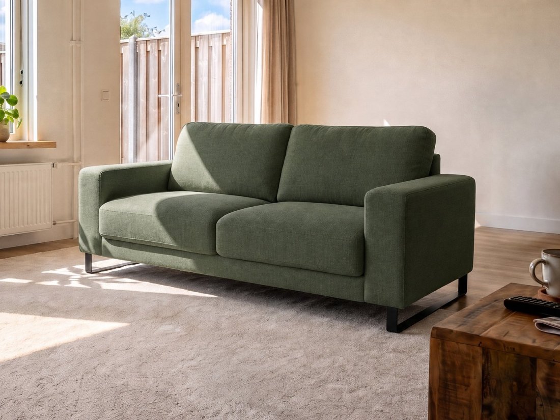 Baarlo 2.5 Zits in groen – kleurimpressie – A-meubel
