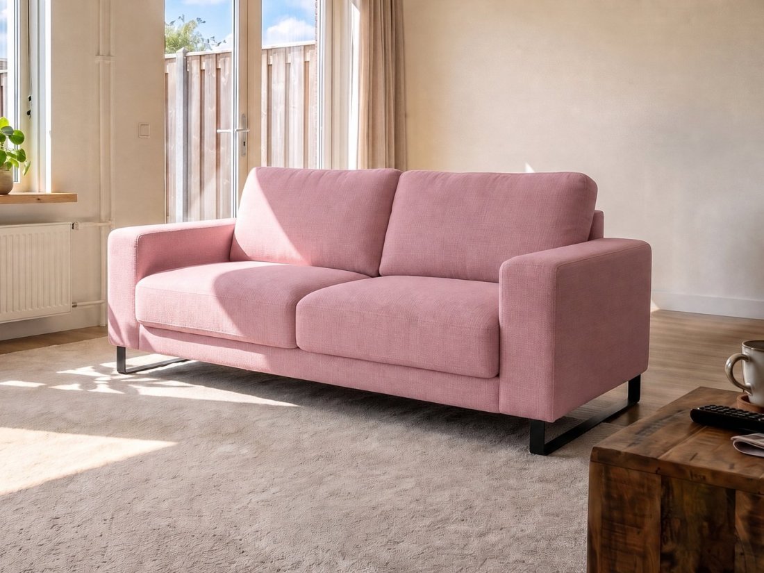 Baarlo 2.5 Zits in roze – kleurimpressie – A-meubel