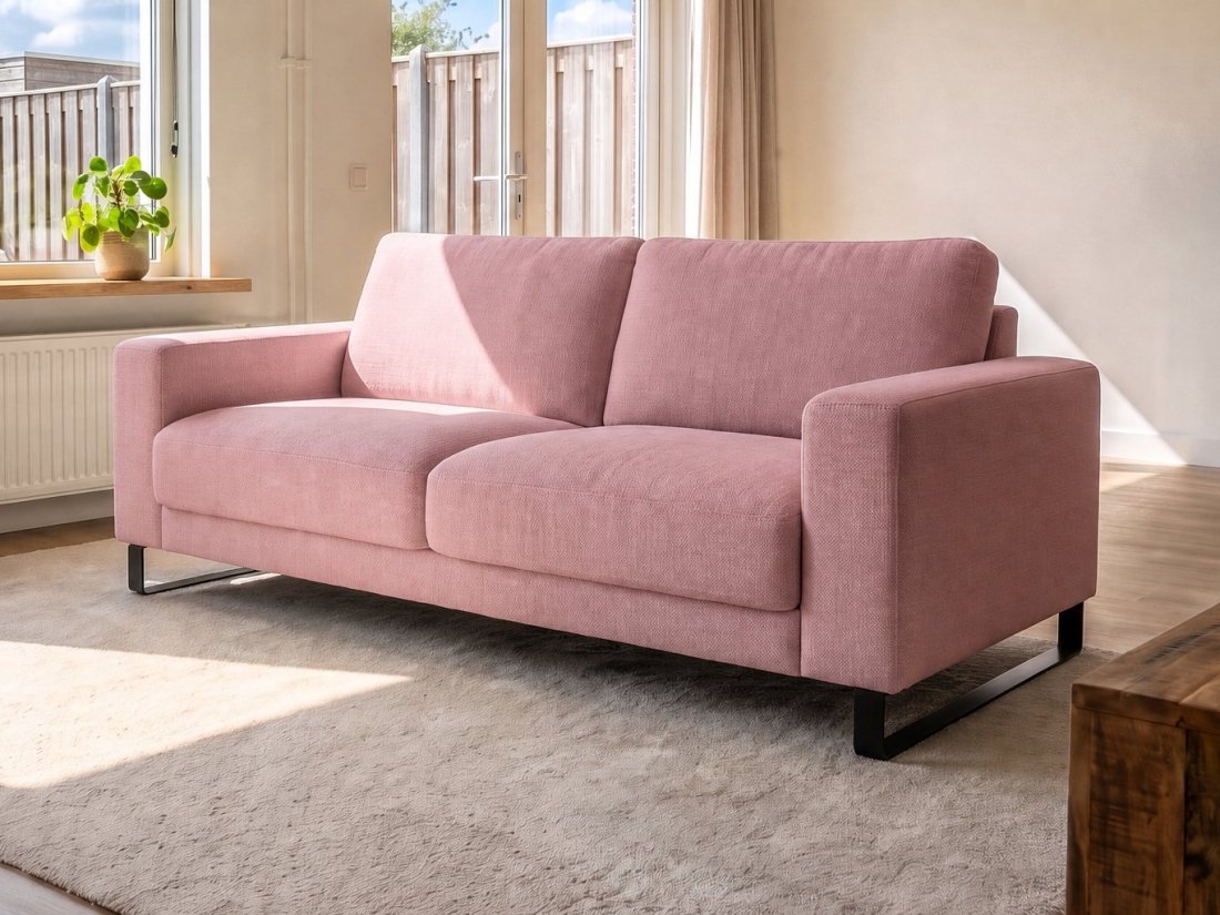 Baarlo 2 Zits in roze – kleurimpressie – A-meubel