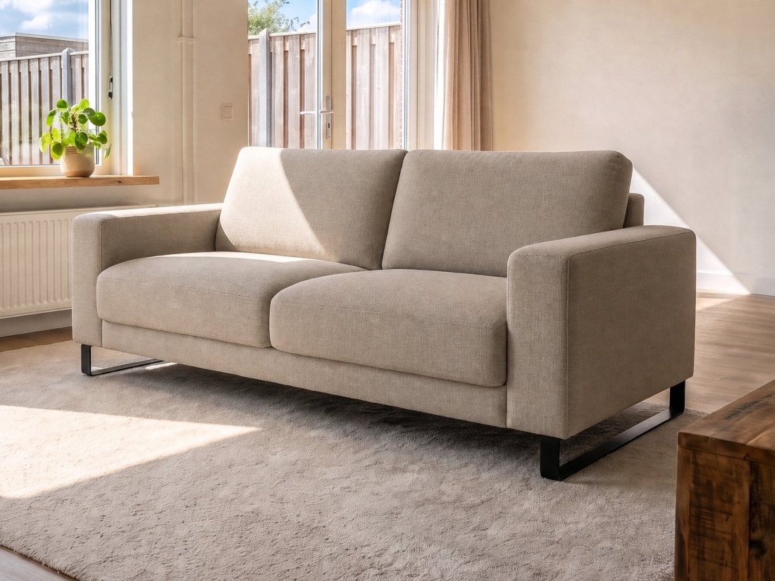 Baarlo 2 Zits in taupe – kleurimpressie – A-meubel