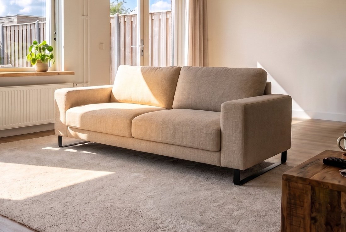 3 zits bank Baarlo 3 Zits Banken in beige – foto 2 – A-meubel