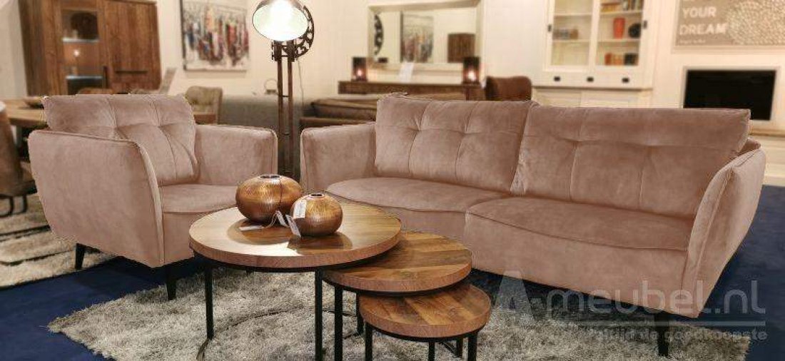 Akker Bankstel Beige – foto 3 – A-meubel
