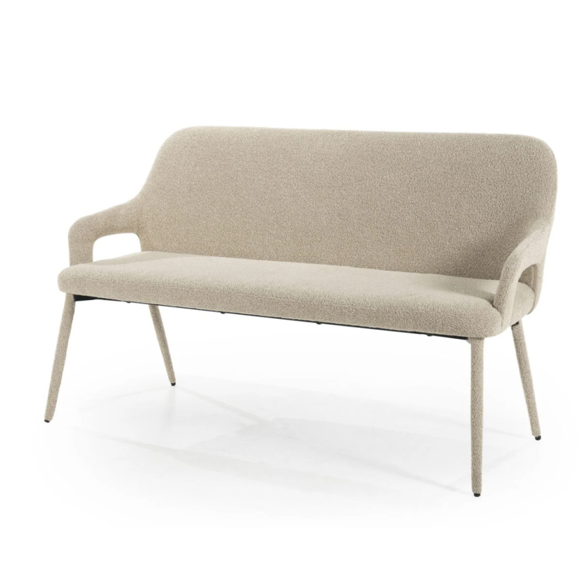 Bank Fika - Taupe - 240244 140cm – A-meubel