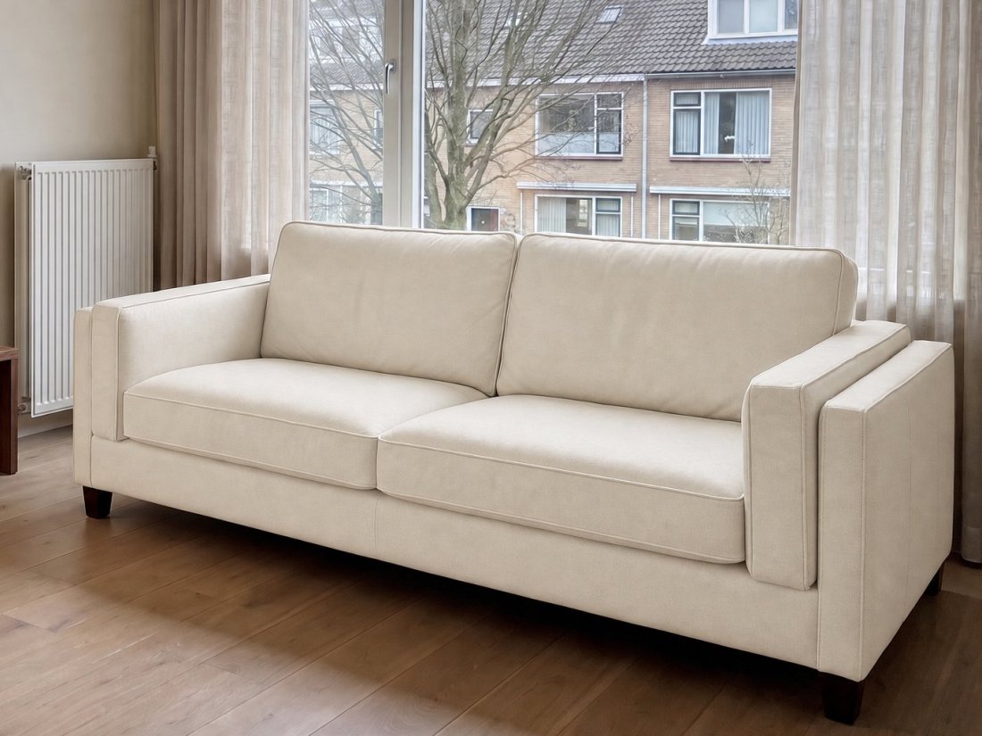 Bankstel Purmerend in creme – kleurimpressie – A-meubel