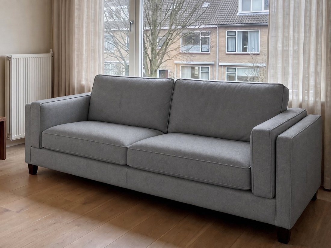 Bankstel Purmerend in grijs – kleurimpressie – A-meubel