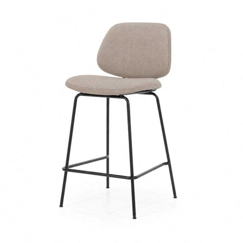 Barstoel Jon - Taupe Maywood - 95994 in taupe – kleurimpressie – A-meubel