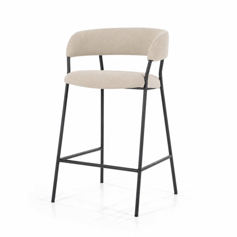 Barstoel Luka - Beige Copenhagen - 95787 in beige – kleurimpressie – A-meubel