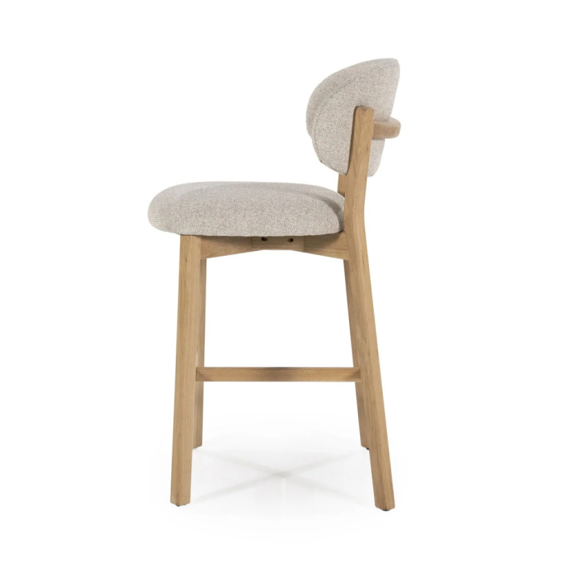 Barstoel Mikky Naturel - Taupe Moon - 96257 53cm – foto 2 – A-meubel