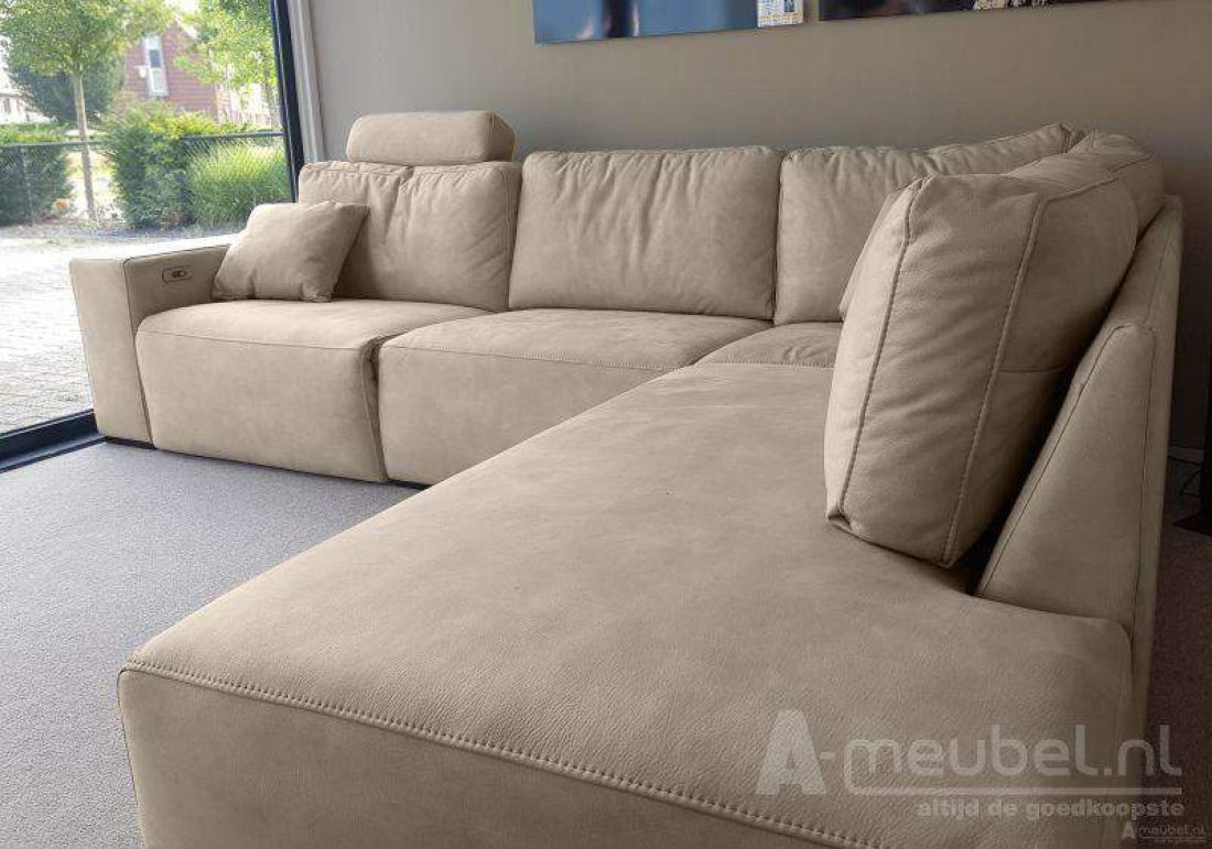 Marle Longchair Beige – A-meubel