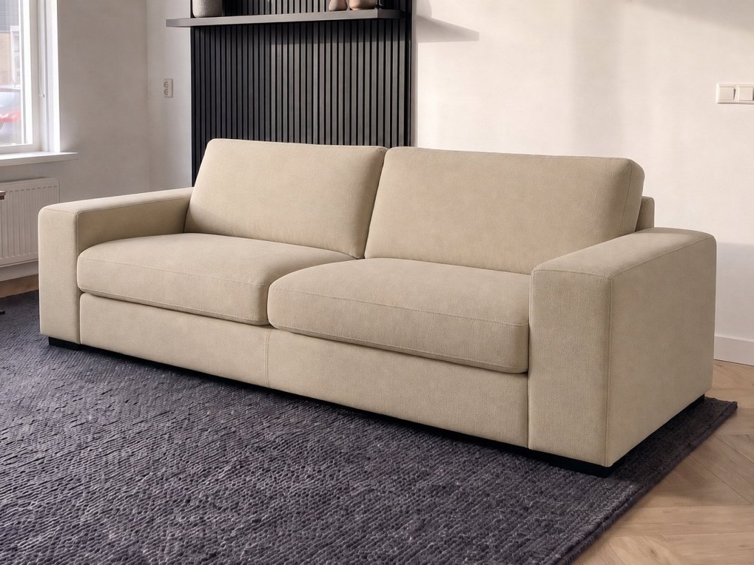 Berlicum 3 Zits (2 delig) in beige – kleurimpressie – A-meubel
