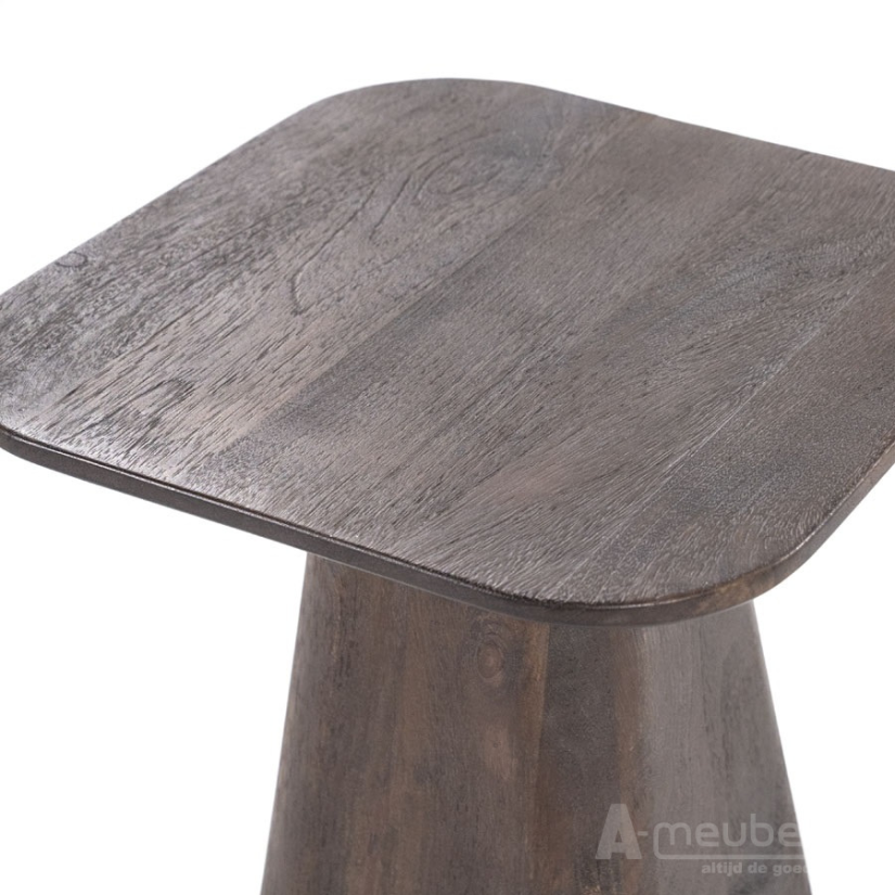Bijzettafel Aron Vierkant - Bruin - 95763 40cm – foto 3 – A-meubel
