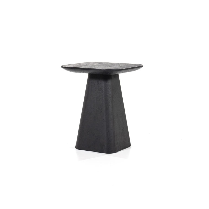 Bijzettafel Aron Vierkant - Zwart - 95764 40cm – A-meubel